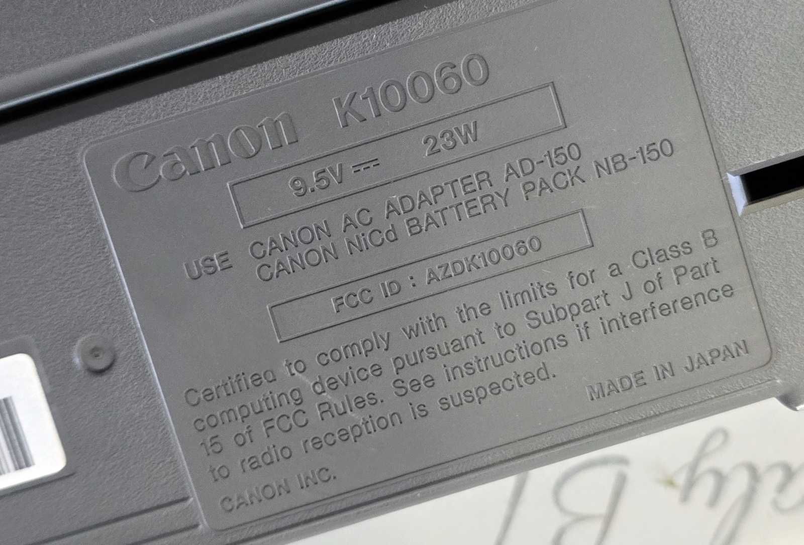 Imprimanta portabila pe acumulator Canon K10060 - import Germania