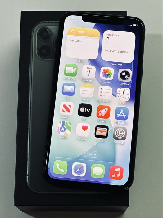 iPhone 11 Pro MidnightGreen 92% battery