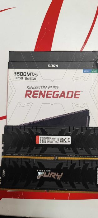 Памет Kingston FURY Renegade 32GB 2x16GB