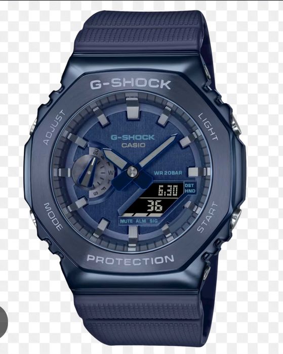 Ceas Sport Casio G-Shock GM-2100 Blue – Nou, Garanție 2 Ani