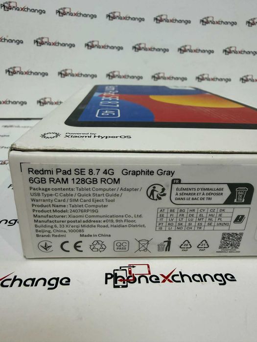 Redmi Pad SE 8.7 4G 128GB Rom Black Sigilata