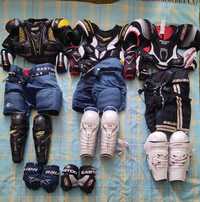 Хоккейная форма краги шорты подколенники панцирь налокотники