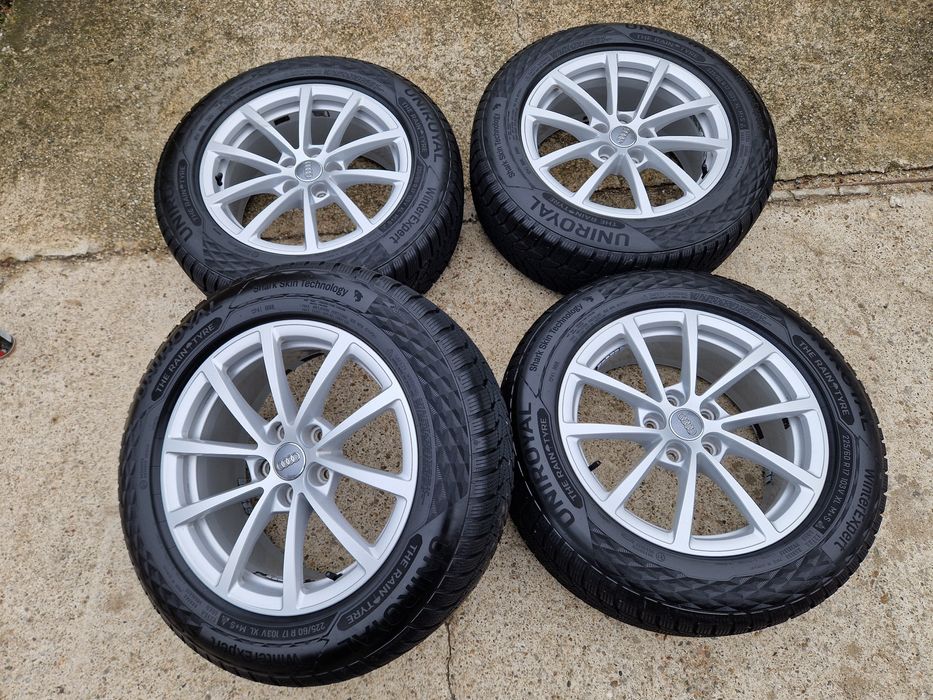 Jante Audi A6 S6 C8 anvelope iarna relativ noi 225 60 17