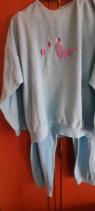 Pijama dama flausate L