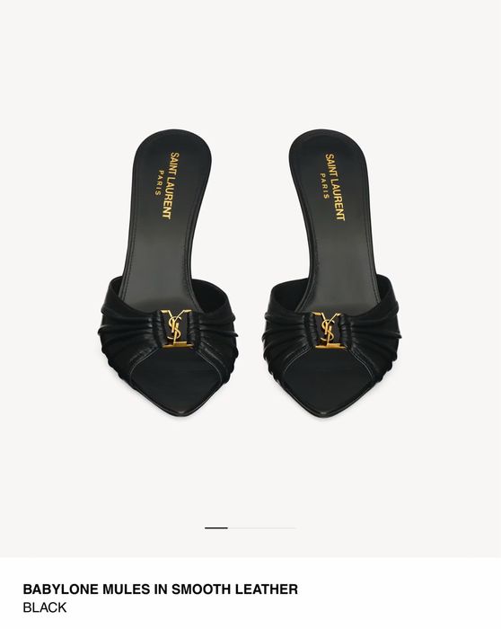 Туфли мюли YSL Saint Laurent Babylone