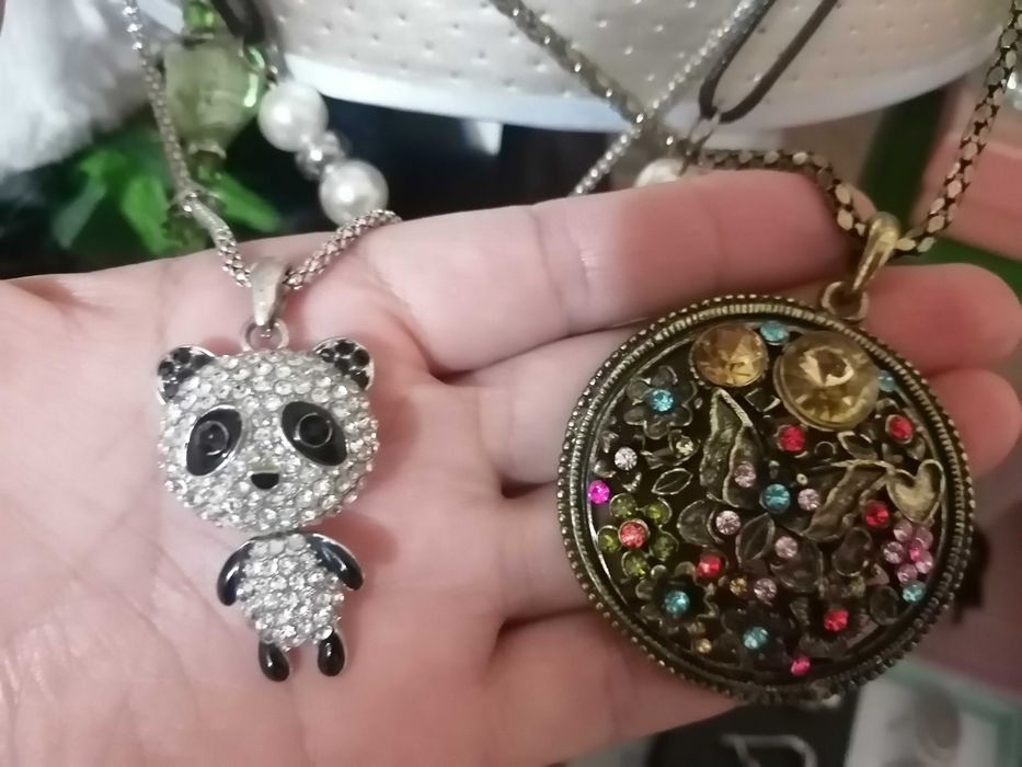 Бусы красивые с цитрином и галеотисом, подвески на цепочке,  бусы стек