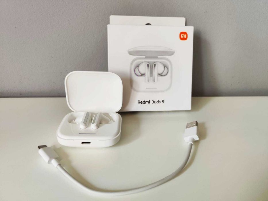 Casti, Xiaomi, Bluetooth, Redmi Buds 5, Alb