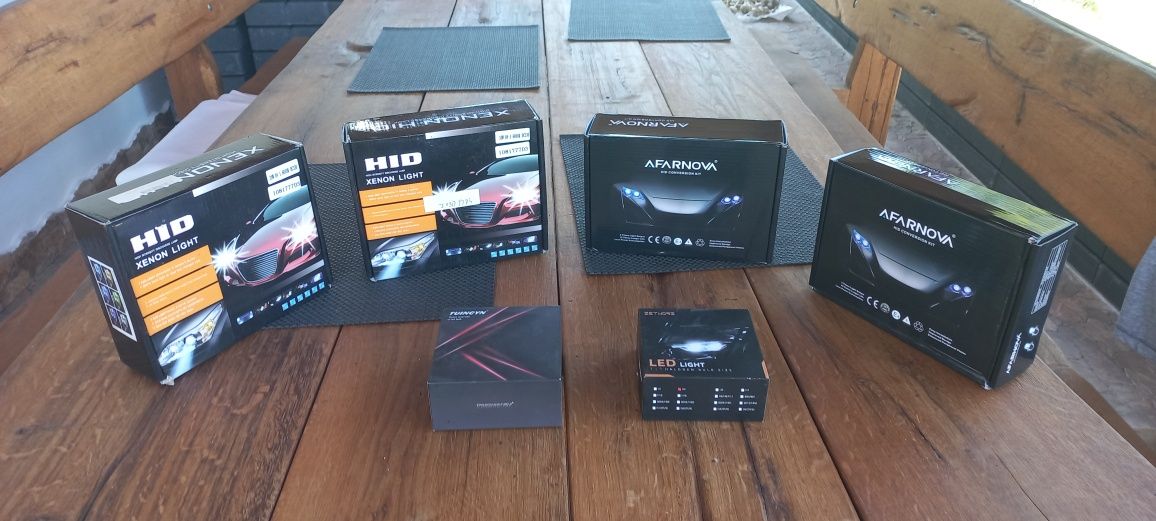 Becuri auto led și kituri xenon h1,h4,h7 noi