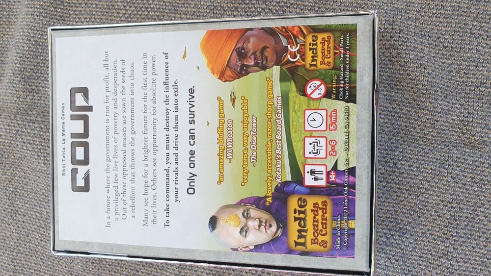 Joc de societate Coup – Nou in Engleza