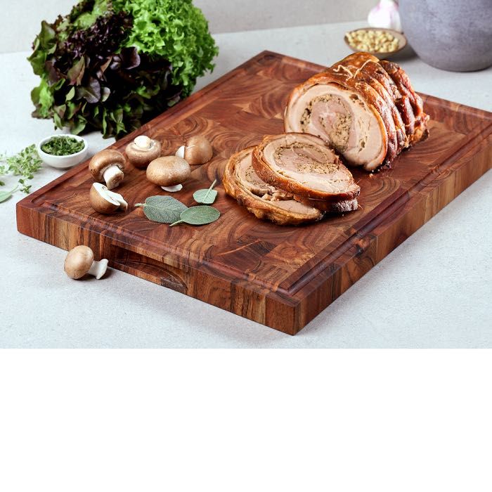 Професионална дъска за рязане акация 50 x36x3.5 cм-- НОВИ 4 бр.