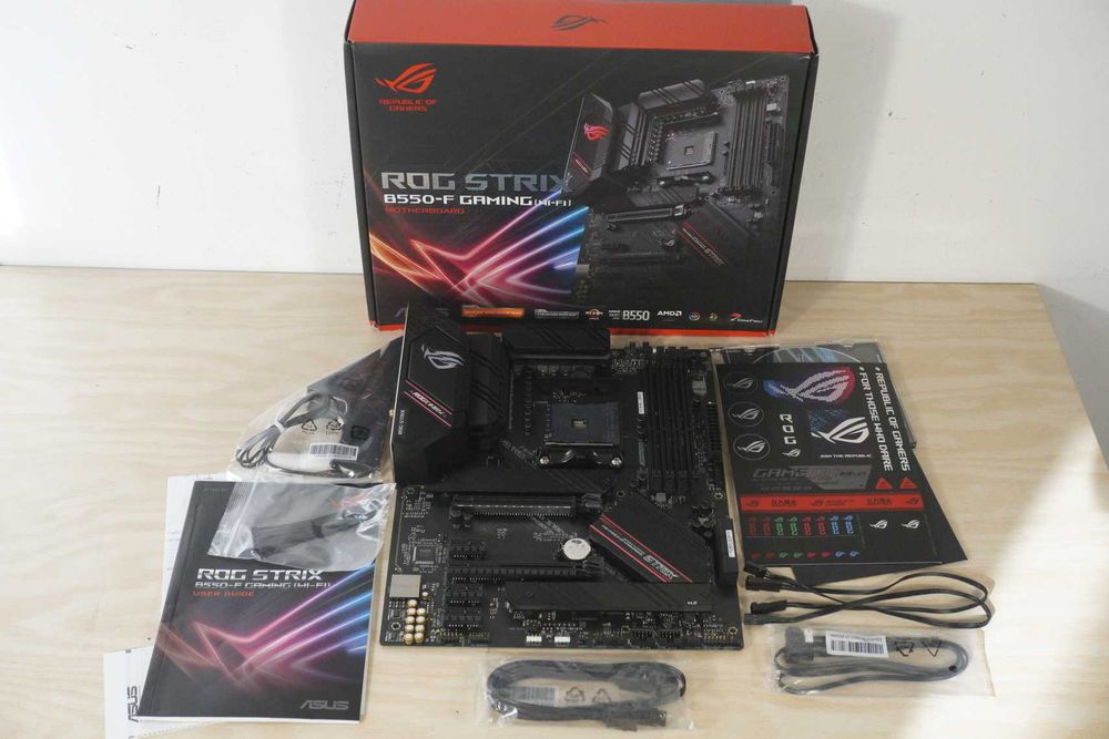 AM4 Motherboard B550-F Gaming Wi-Fi Asus ROG Strix /Дъно / Вкл.ДДС