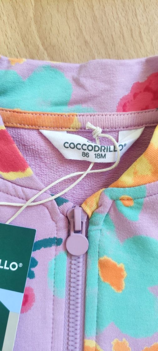 Уникален нов комплект Coccodrillo/панталон/яке/горнище 86 см