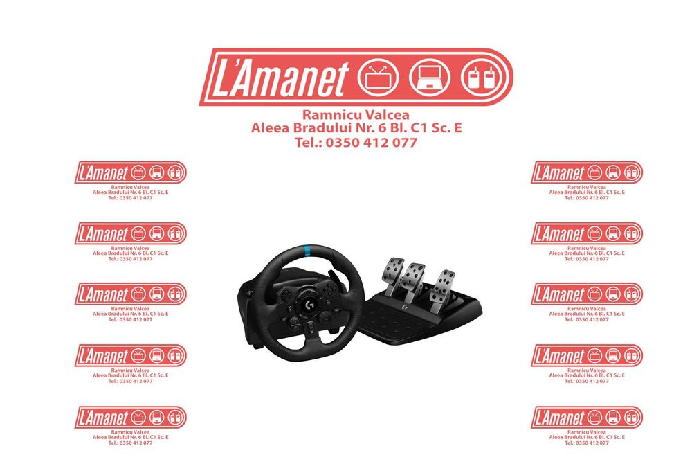 Volan Gaming PC PS4 PS5 Logitech TrueForce G923 FullBox Stare Buna