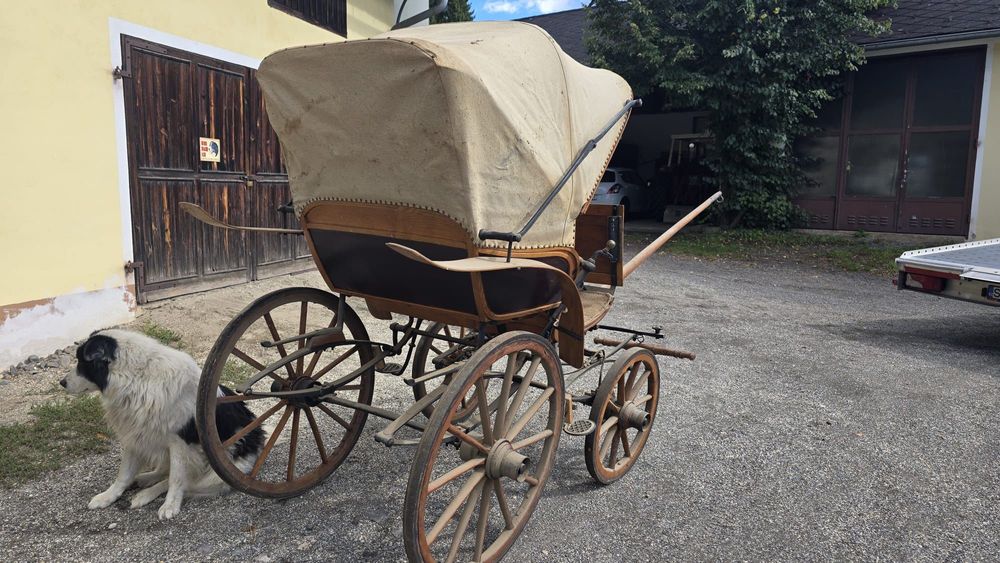 Trăsură ,căruță ,șareta pentru 2 caii