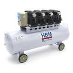 Compresor silentios cu zgomot redus fara ulei sgs 200l 10 bar hbm mach