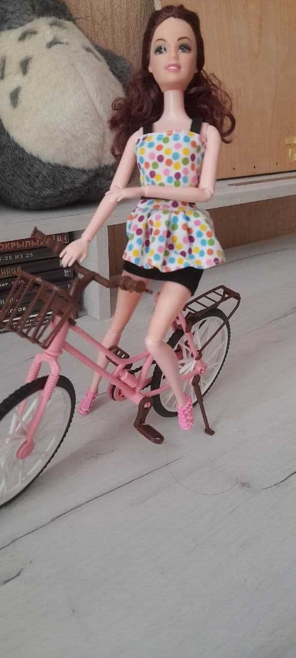 Кукла с велосипедом (под Барби)