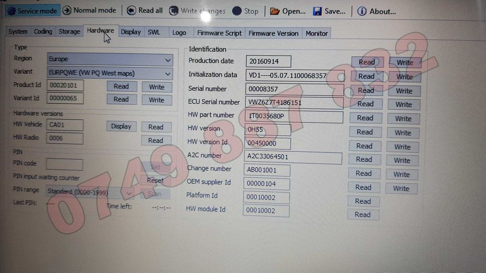 Reparatii navi auto RNS 510