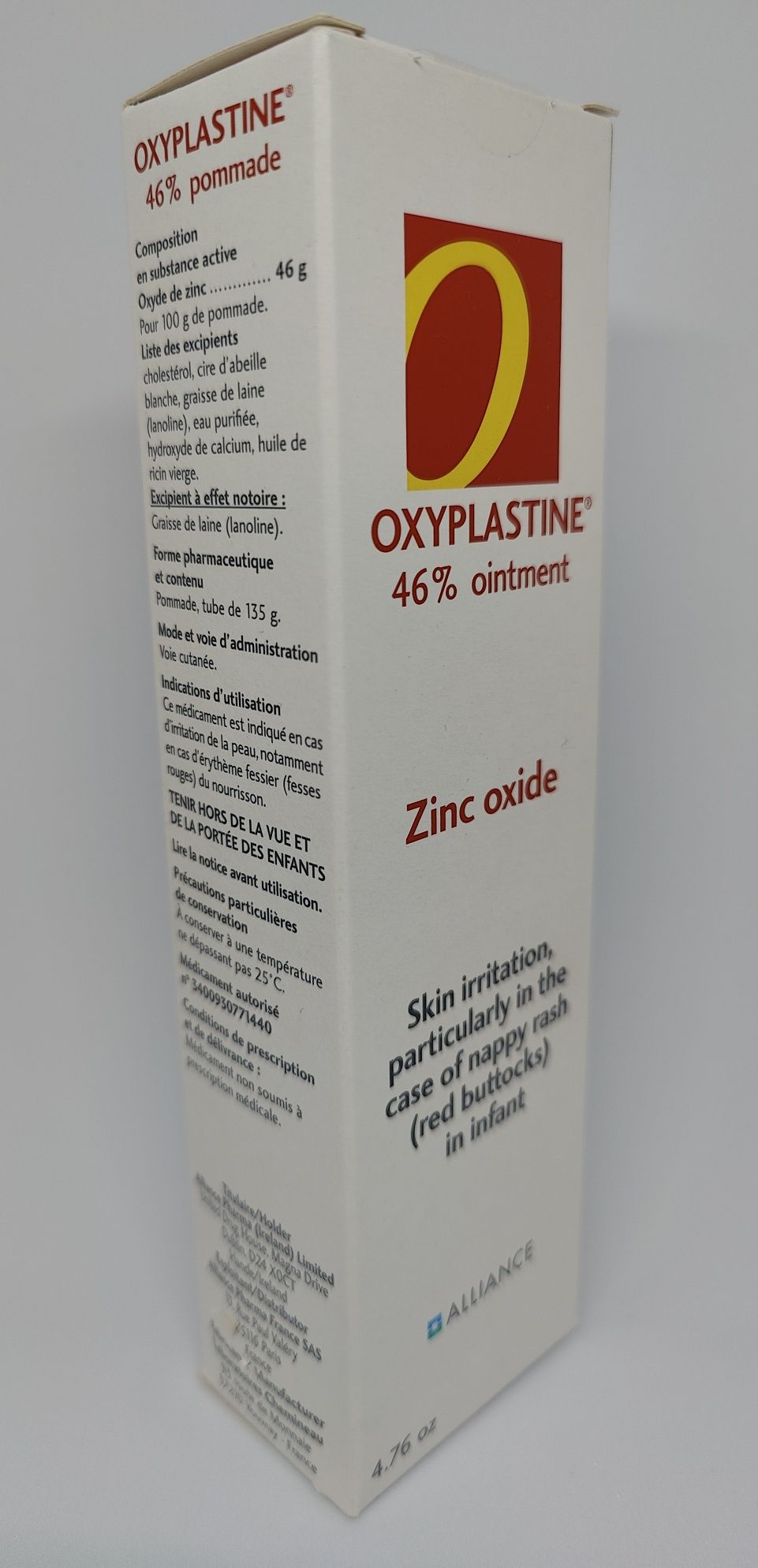 Oxyplastine 46% oxid de zinc