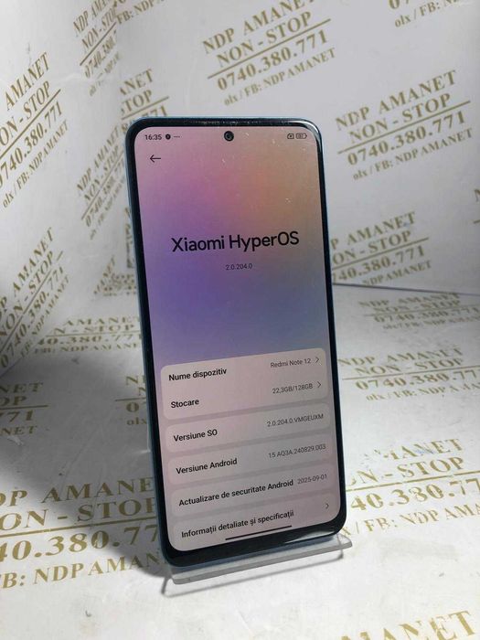 NDP Amanet Calea Mosilor 298 REDMI NOTE 12 (44936)