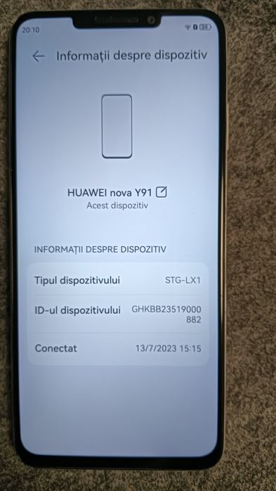 Huawei Nova Y91 stare excelenta