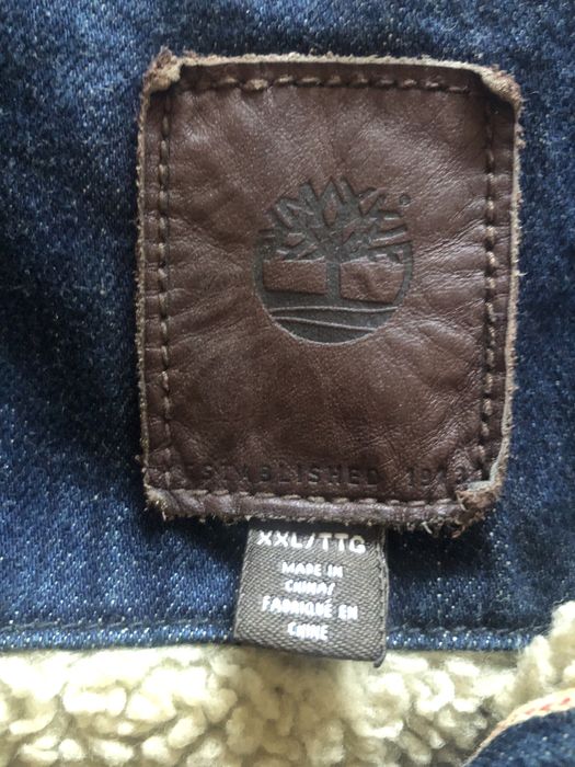 Geaca blugi cu blana Timberland