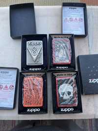 Colectie brichete zippo