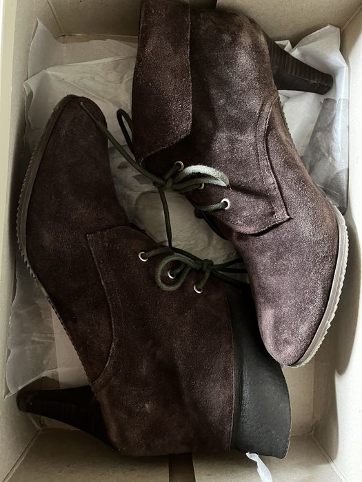 Botine piele intoarsa Hush Puppies, masura 41