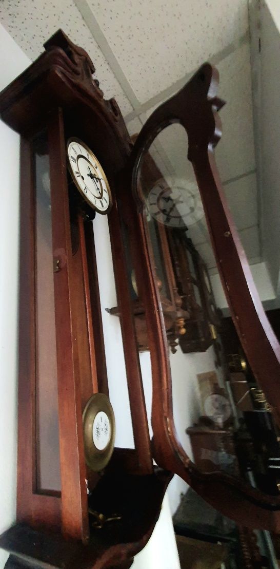 Ceas mecanic vintage cu pendul pt perete