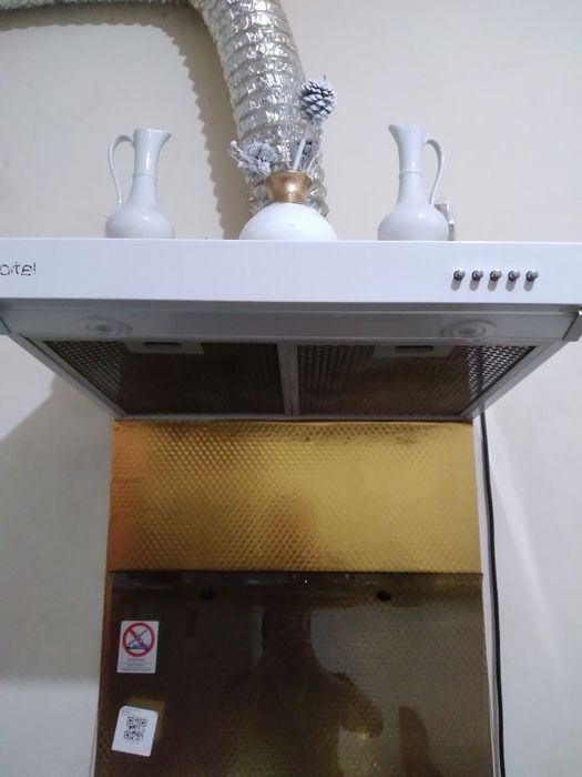 Газ плита+вытяжка