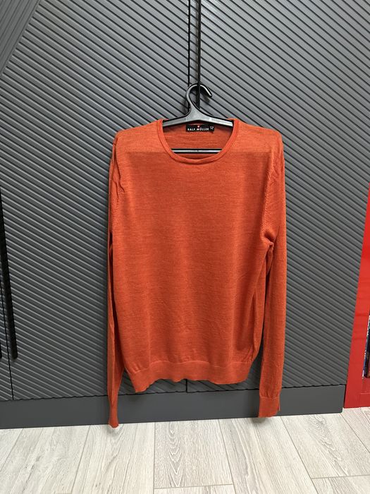 Мужской свитер пуловер 100 % шерсть