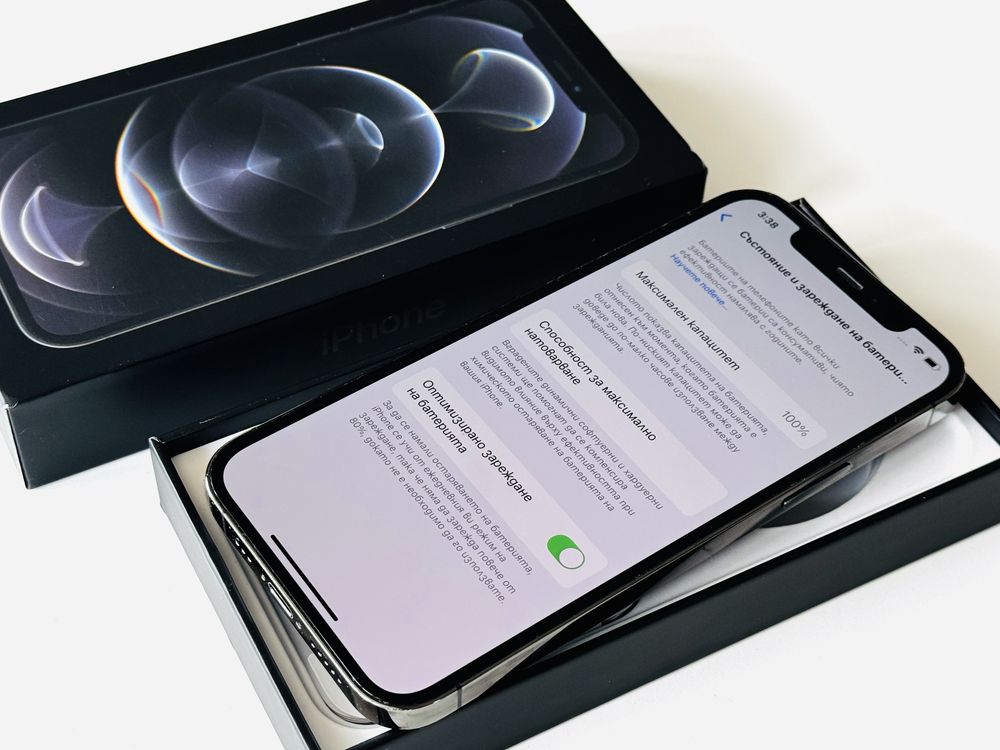 Iphone 12 Pro 256GB Graphite 100% Батерия! Гаранция 6 месеца