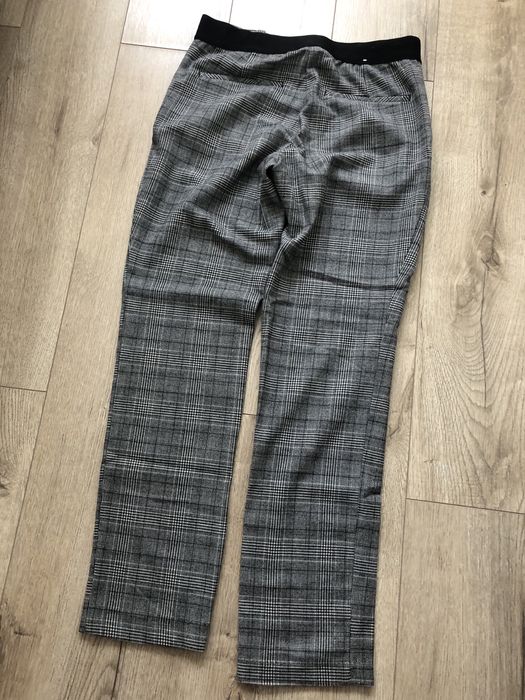 Pantaloni gri carouri H&M, marimea 36