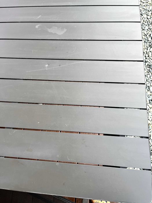 Голяма разтегателна градинска маса алуминий