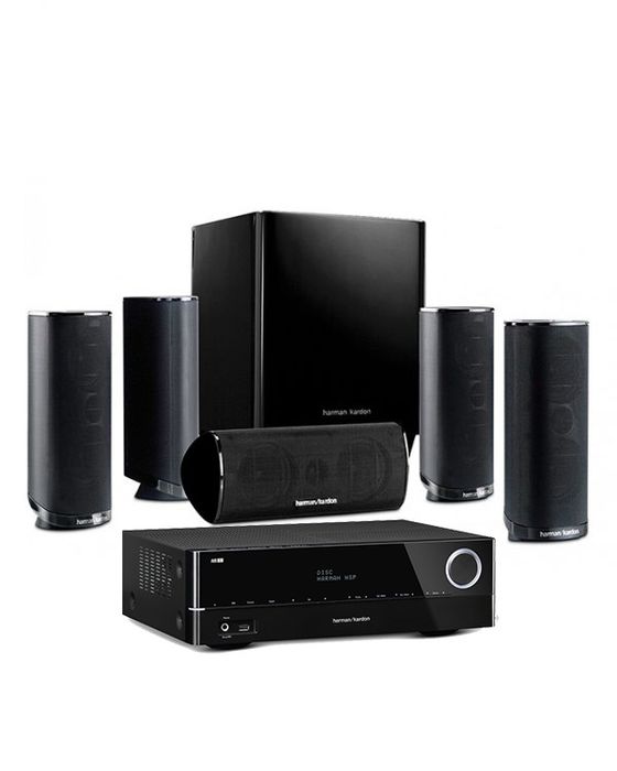 Sistem 5.1 Harman Kardon HKTS 16 cu amplificator AVR 151S cu HDMI ARC.