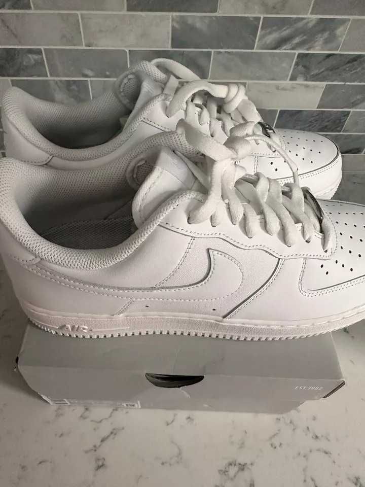 Triple White Nike Air Force 1 07' (36-48 номер)