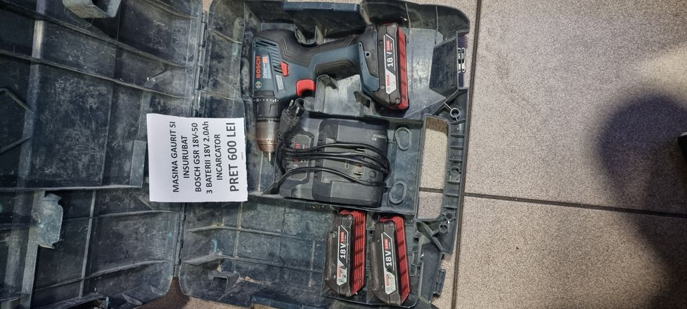 Hope Amanet P6 Masina de găurit si înșurubat Bosch GSR 18V 50