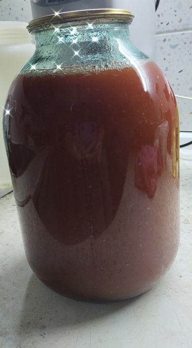 Томатный сок , домашний густой сла