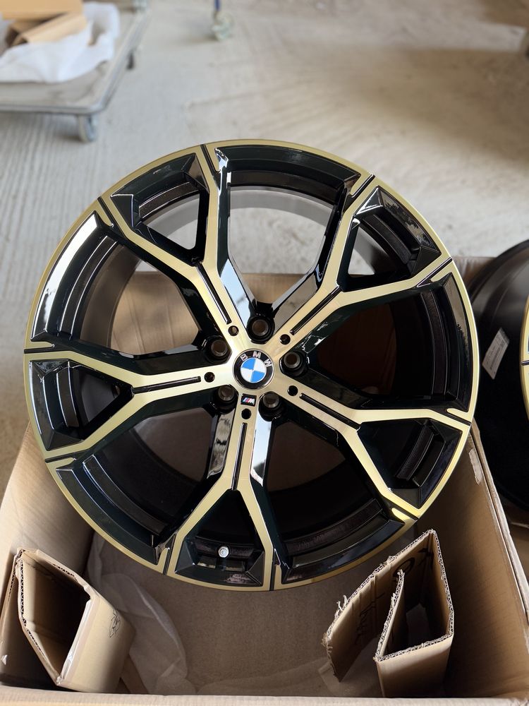 Jante Bmw X5 X6 R21 G05 G06 M741 Night Gold Originale