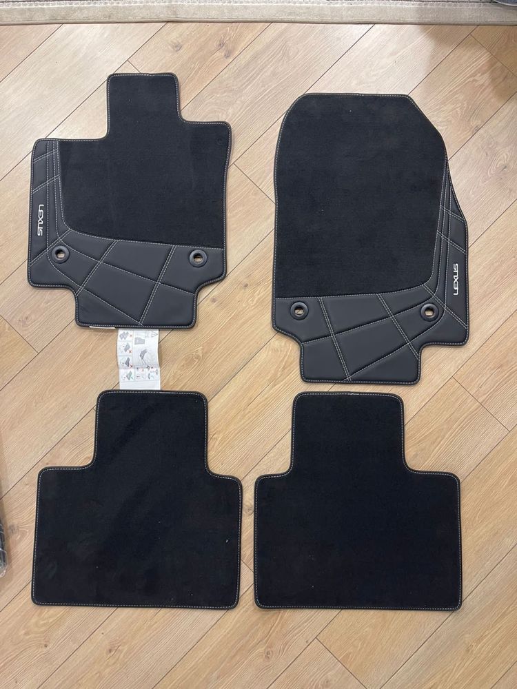 Оригинальные ворсовые и кожаные коврики в салон Lexus RX 5 поколение