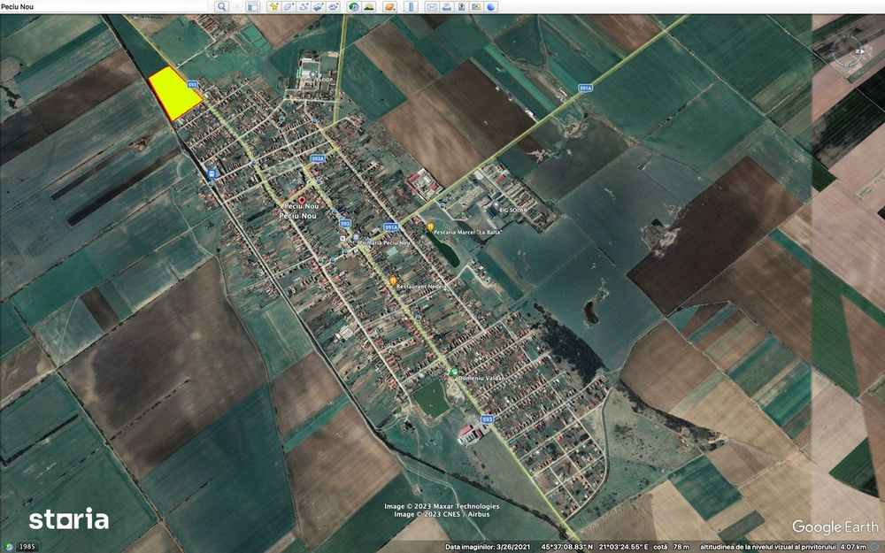 Parcele pentru constructie case - Peciu Nou-