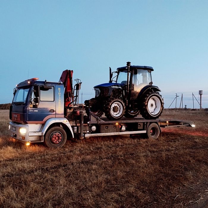 Манипулятор эвакуатор. грузоподъёмность 9т стрела 4т. Плат-ма 6,8*2,6