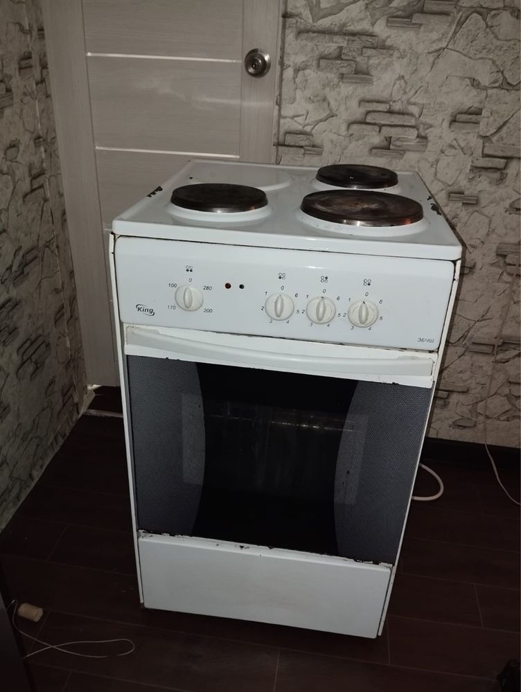 Печка в рабочем состояний