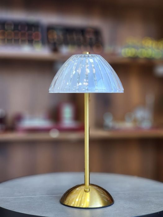 Настольная LED лампа с кристальным абажуром