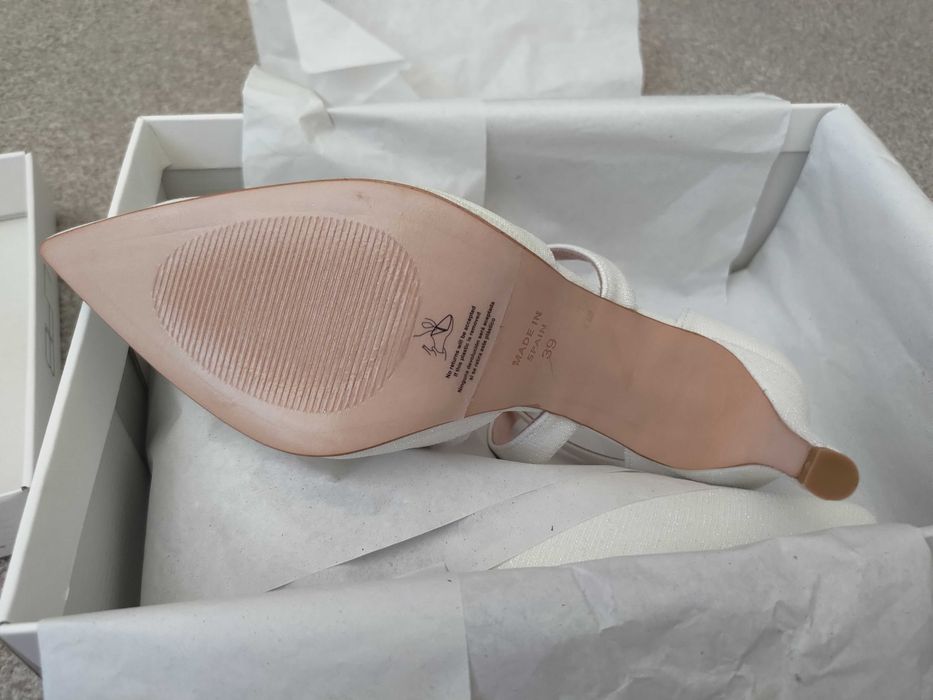 Pantofi Cu Toc Eleganti Premium LAB BY AG Piele + Textil (marimea 39)