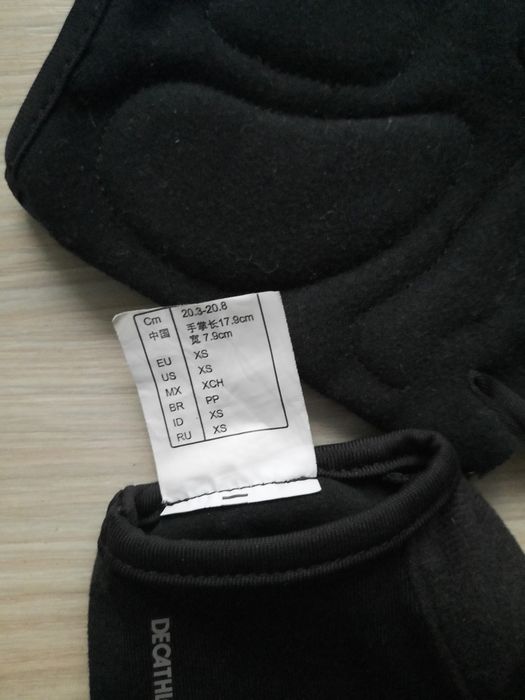 Mănuși ciclism copii BTWIN, DECATHLON, negre