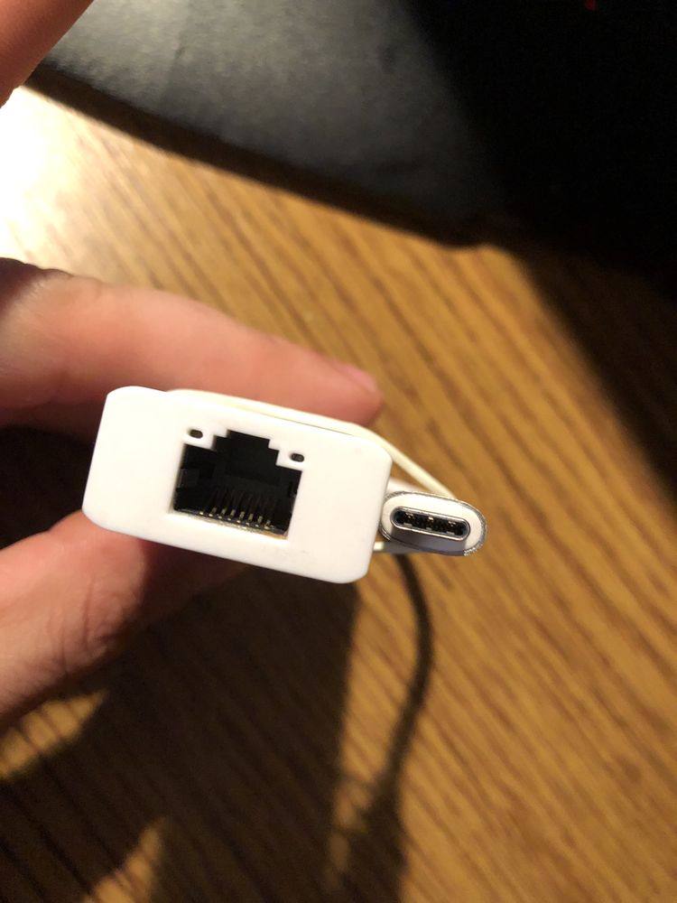 Macbook air new mode adaptor Moshi rype-C ethernet and usb