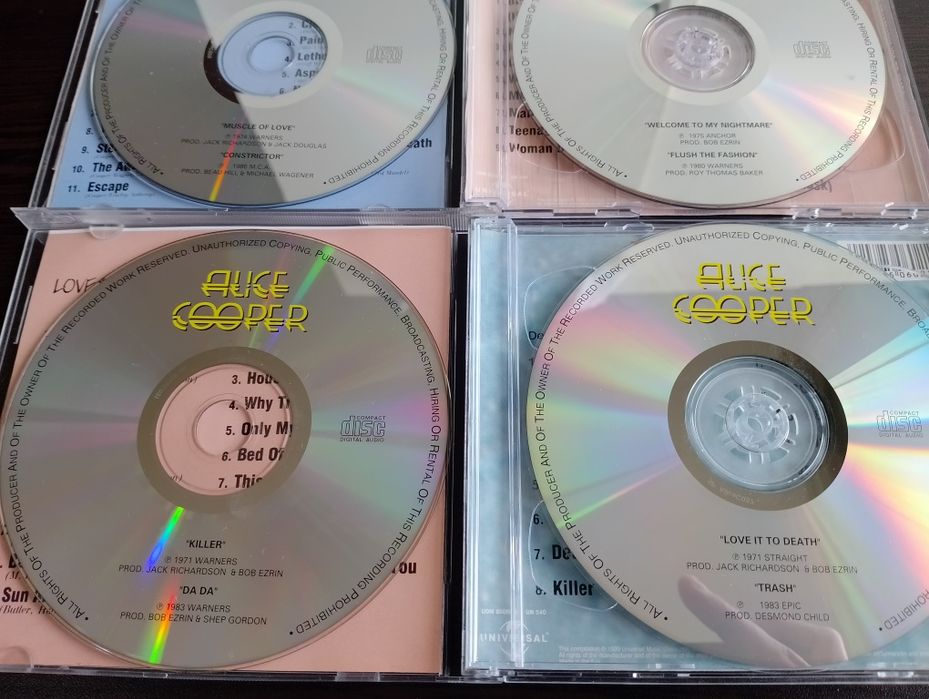 Alice Cooper - колекция 12 Албума Алис Купър CDs