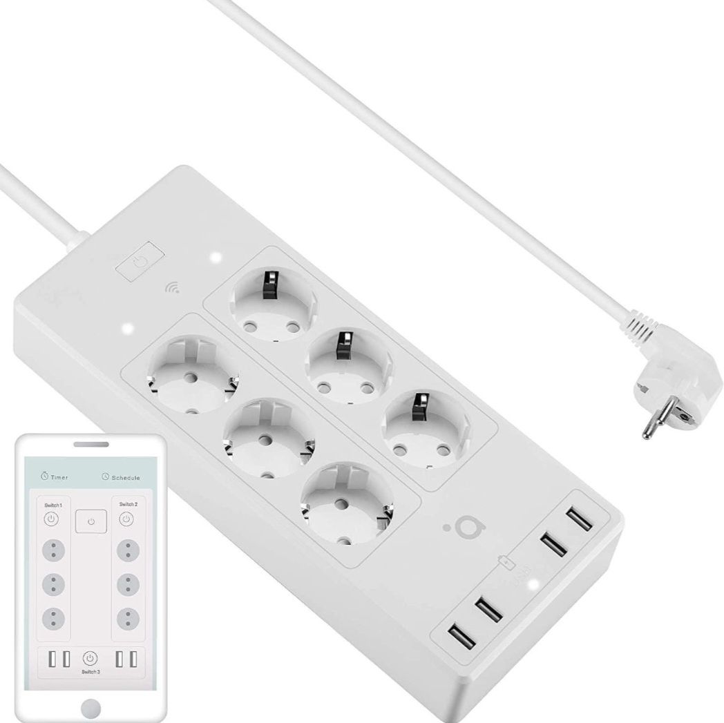 Smart WI FI Разклонител с 6 гнезда Acme SH3305