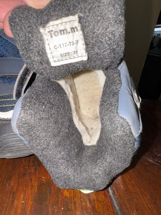 Сапоги детские теплые