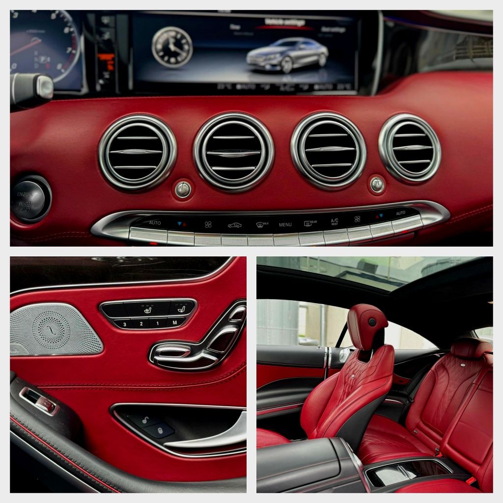 Mercedes S400 Coupe AMG-DESIGNO, 3.0 -367 Cp, An 2017, Ireproșabil  !